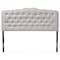 Baxton Studio Lucy Modern Greyish Beige Queen Size Headboard 135-7276 - alternate 5